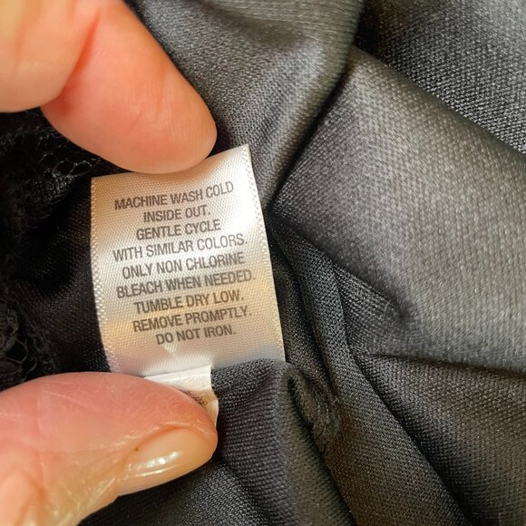 Xhilaration Size S Black Ruffle and Lace Dress Sleeveless Mini Lined - Picture 13 of 13